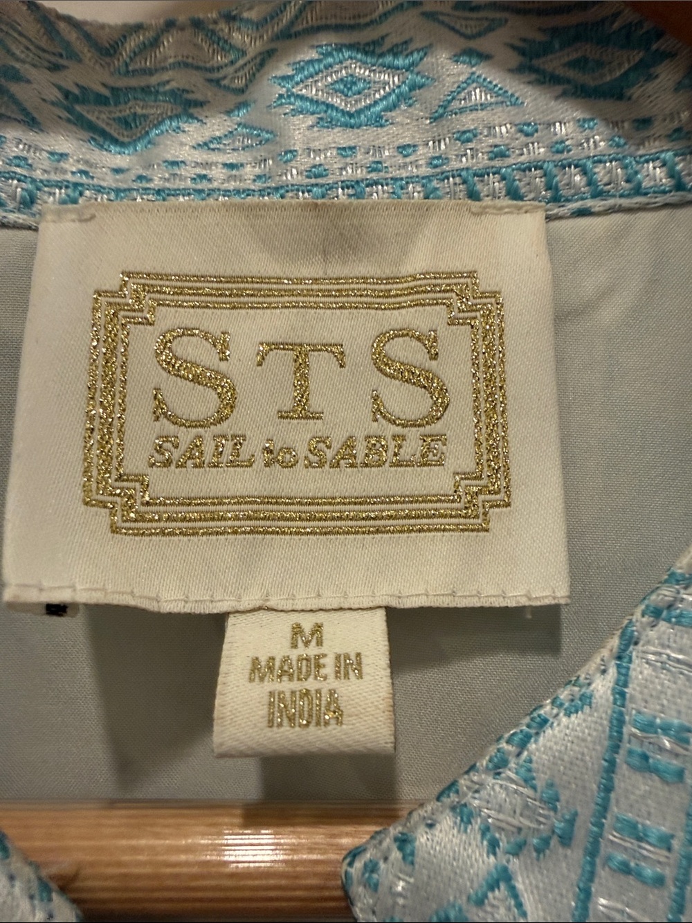 Sail to Sable Seafoam Patterned Puff-Sleeve Mini Dress - Picture 2 of 12